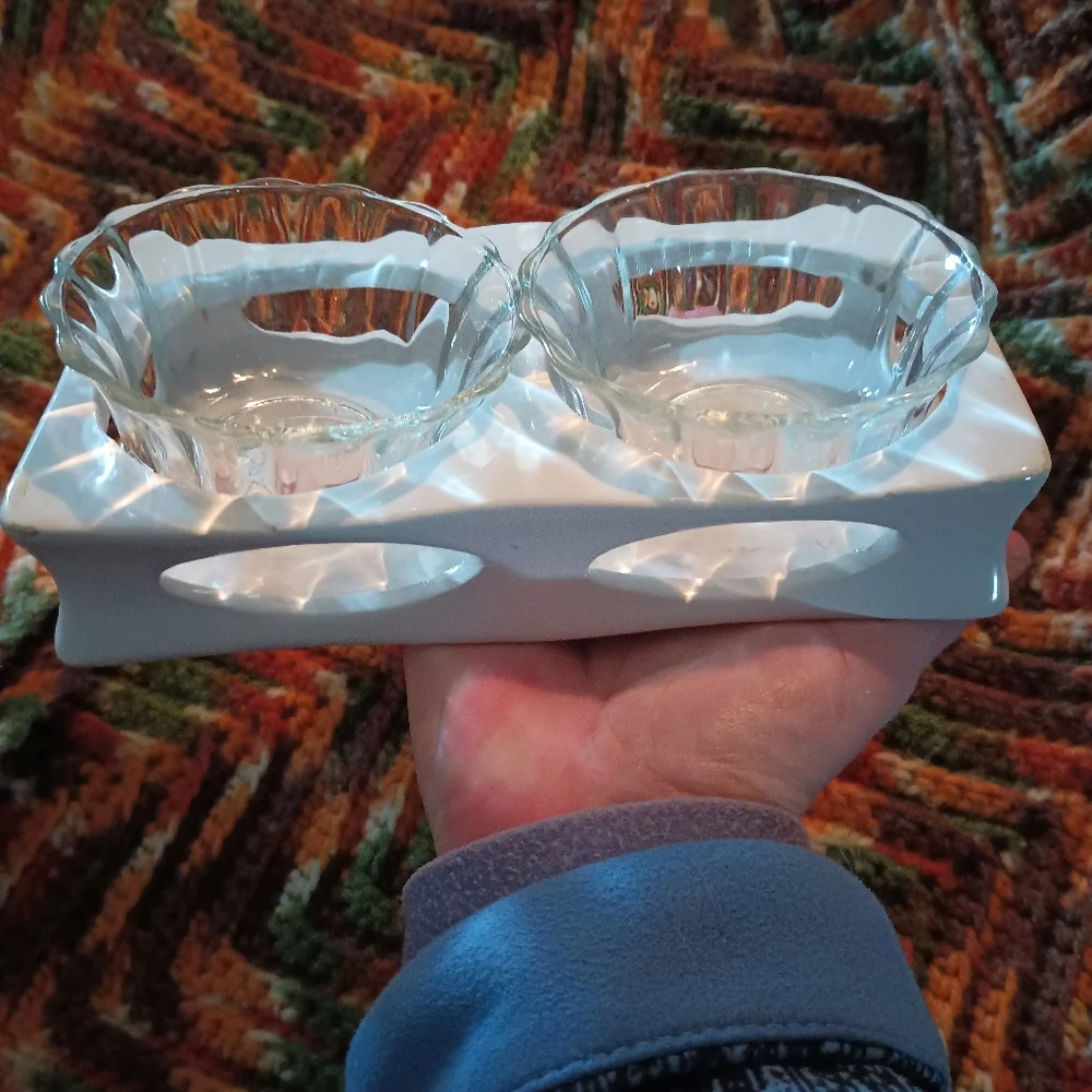 Vintage elegant glass